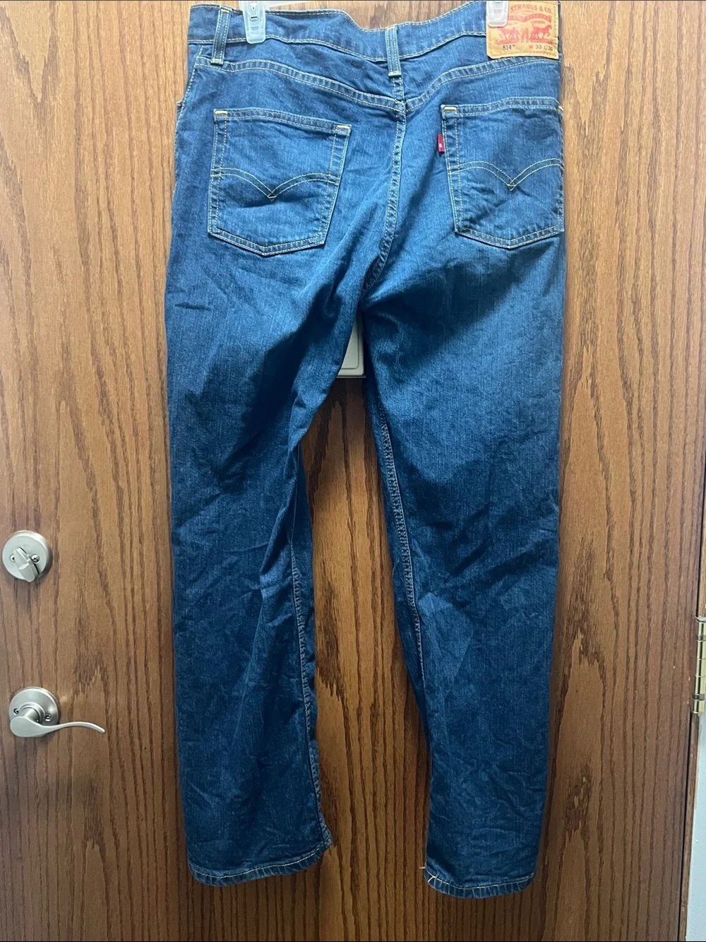 Levi's Men's Straight Jeans in Blue Denim
